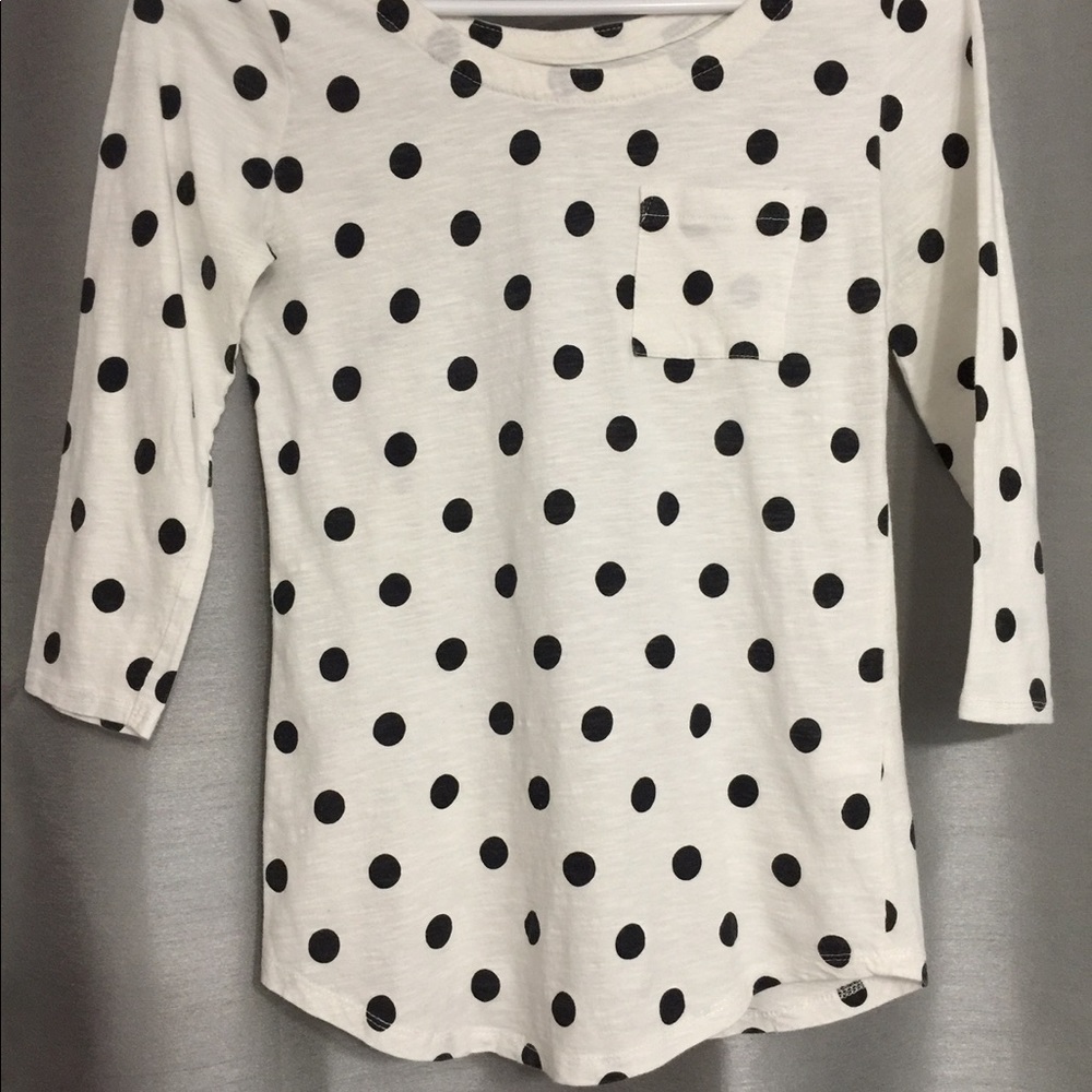 Gap polka dot shirt